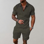 Alessandro - Sommersæt med polo og shorts til mænd