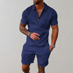 Alessandro - Sommersæt med polo og shorts til mænd