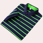 Stribet poloshirt til mænd