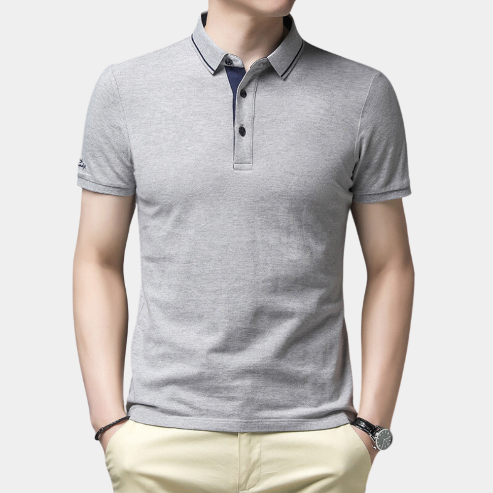 Kortærmet poloshirt til mænd
