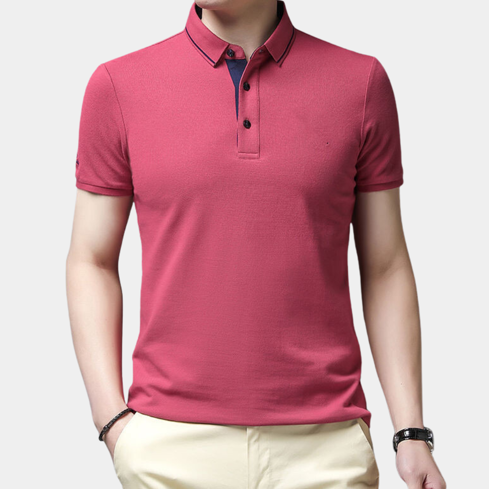 Kortærmet poloshirt til mænd