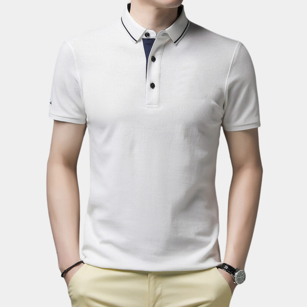 Kortærmet poloshirt til mænd