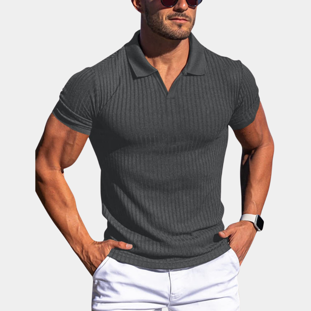 Figursyet poloshirt til mænd - Frode