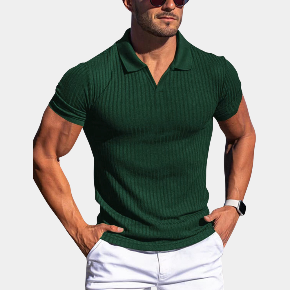 Figursyet poloshirt til mænd - Frode