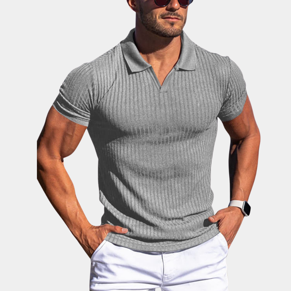 Figursyet poloshirt til mænd - Frode