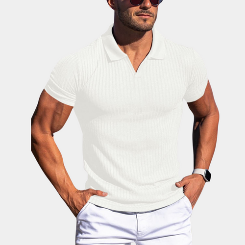 Figursyet poloshirt til mænd - Frode