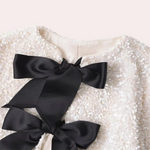 Kvinder Chic pailletter butterfly Bluse