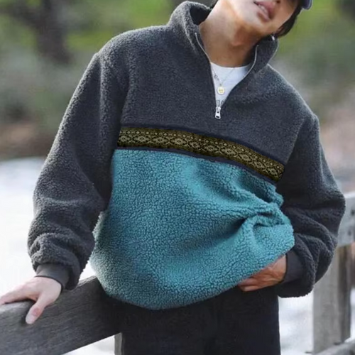 Sweatshirt i uld til mænd