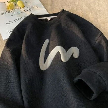 Sweatshirts med bølgemønster til mænd - Delaney