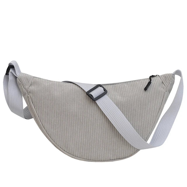 Adelius - Chic skuldertaske i fløjlsbuk i et elegant design
