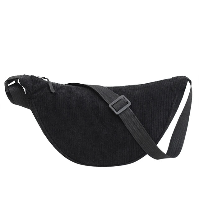 Adelius - Chic skuldertaske i fløjlsbuk i et elegant design