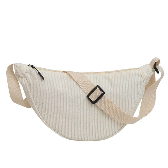 Adelius - Chic skuldertaske i fløjlsbuk i et elegant design
