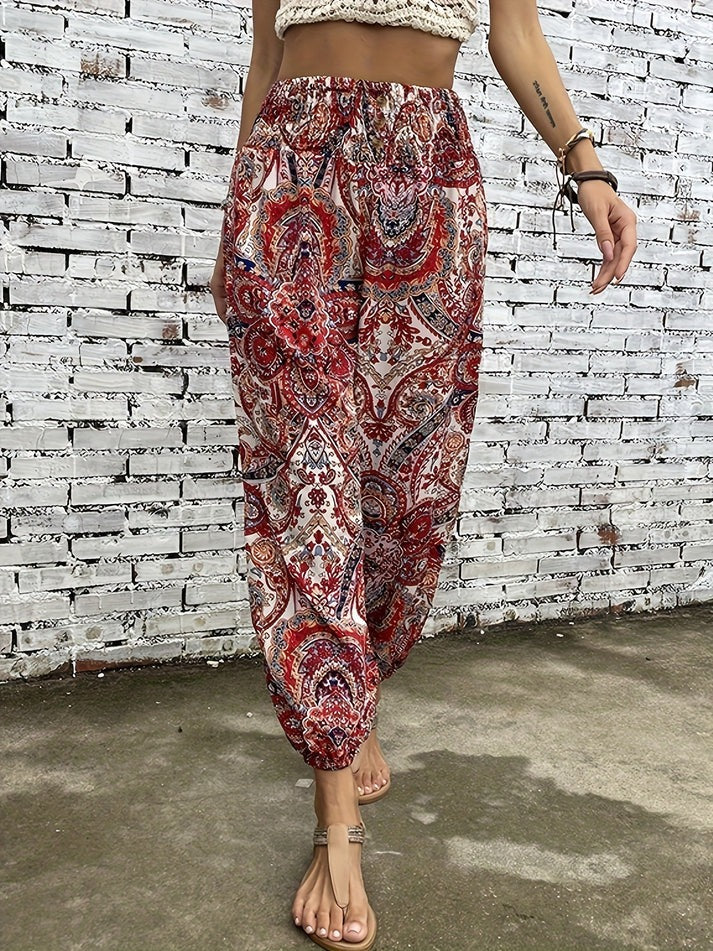 Ivy | Komfortable Trendy Boho Print Bukser
