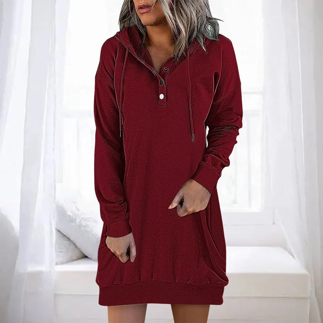 M Casual hættetrøje sweatshirt kjole