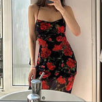 Isabella - Elegant blomstret underkjole med flæsede detaljer