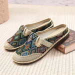 Esmeralda - Bohemiske vævede slip-on loafers