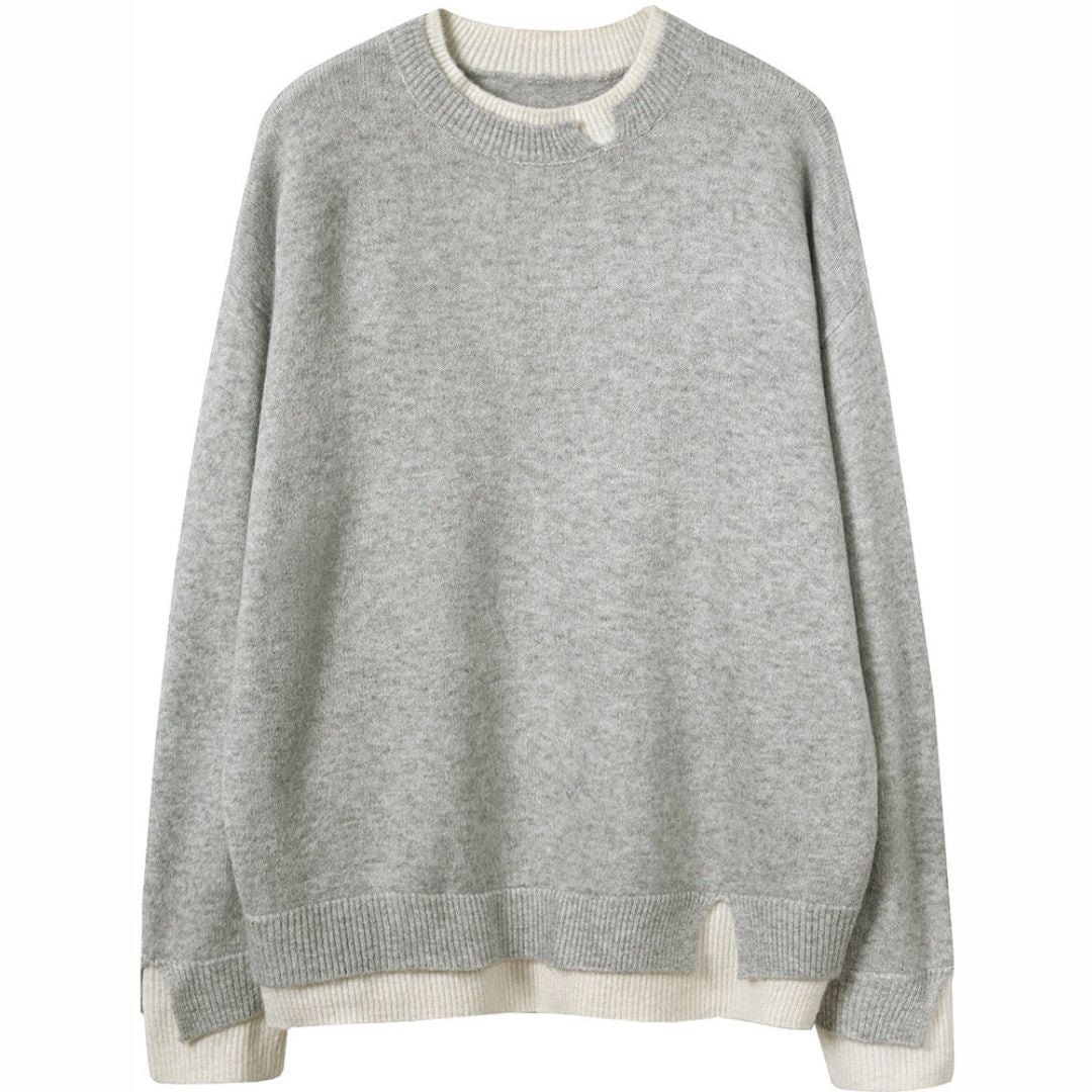 Sienna - Hyggelig Oversize Rullekrave Sweater