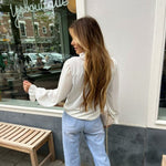 Naomi - Elegante Bluse mit gerafften Ärmeldetails
