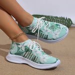 Aria - mesh sneakers med blomsterbroderi