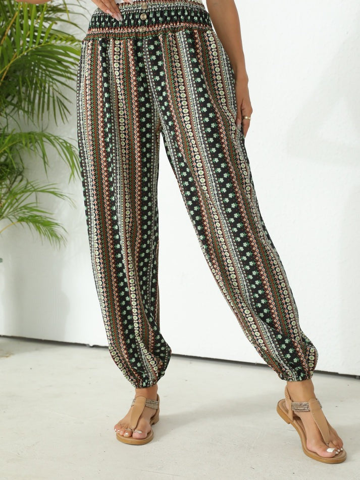 Ivy | Komfortable Trendy Boho Print Bukser