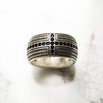 Everett - Vintage-Stil Gravierter Bandring