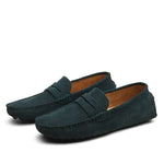 Alex - Italiensk stil ruskind loafers