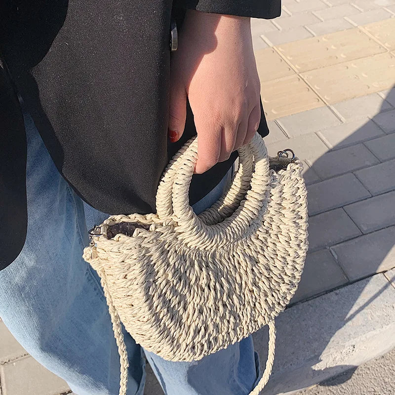 Paisley Woven Summer Bag