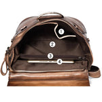 Loyola Leather Convertible Backpack & Shoulder Bag til kvinder - One Size
