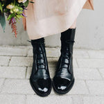 Devako | Støvle i vintage-look med hæl