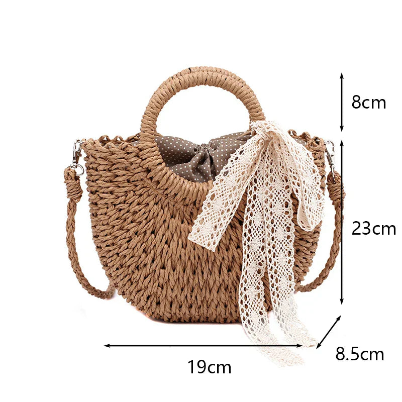 Paisley Woven Summer Bag