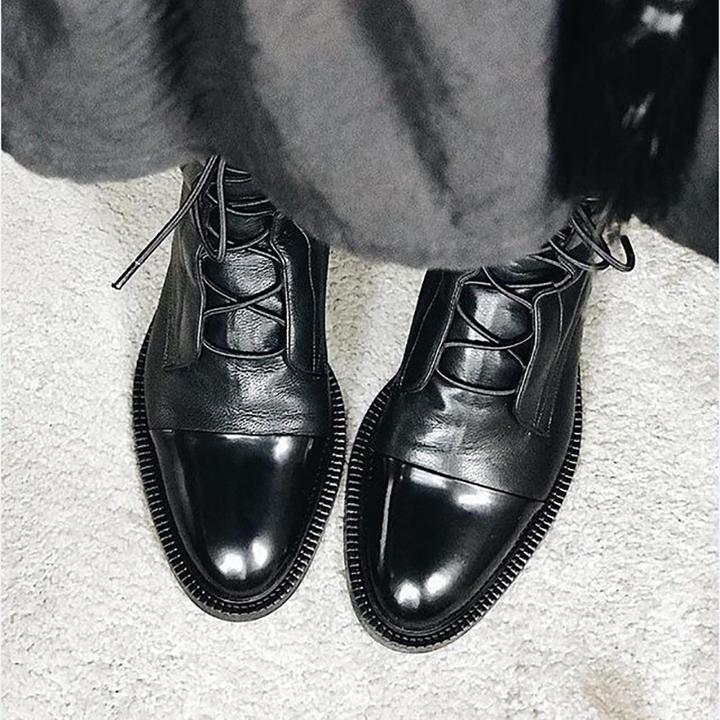 Devako | Støvle i vintage-look med hæl