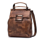 Loyola Leather Convertible Backpack & Shoulder Bag til kvinder - One Size
