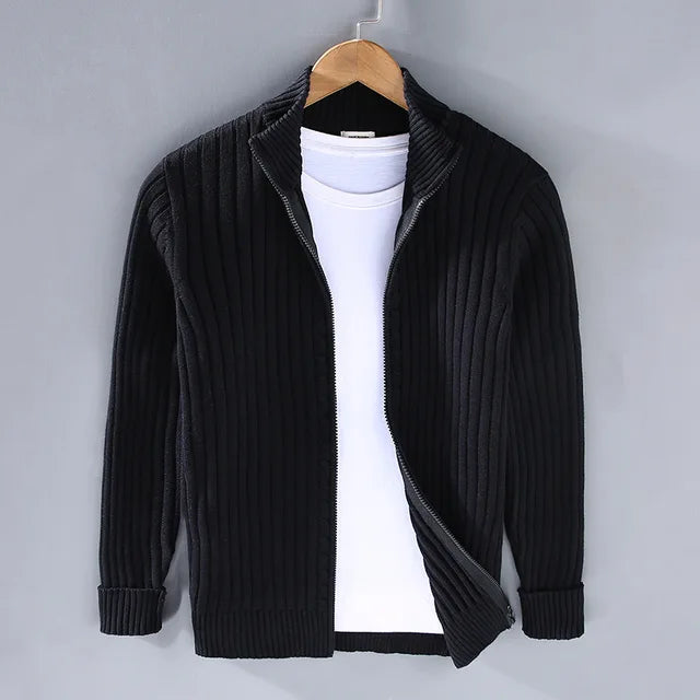 Strikket cardigan til mænd