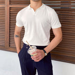 Stilfulde V-krave Polo T-shirt - Karsyn