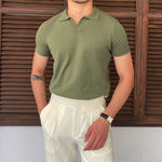 Stilfulde V-krave Polo T-shirt - Karsyn