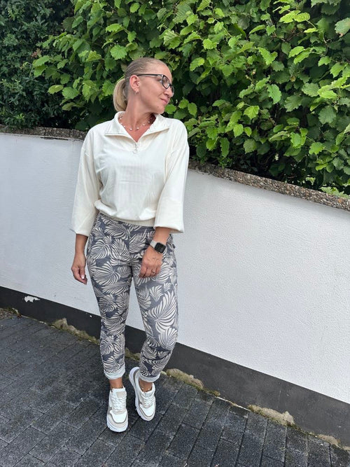 Pants med trykte pilemønster