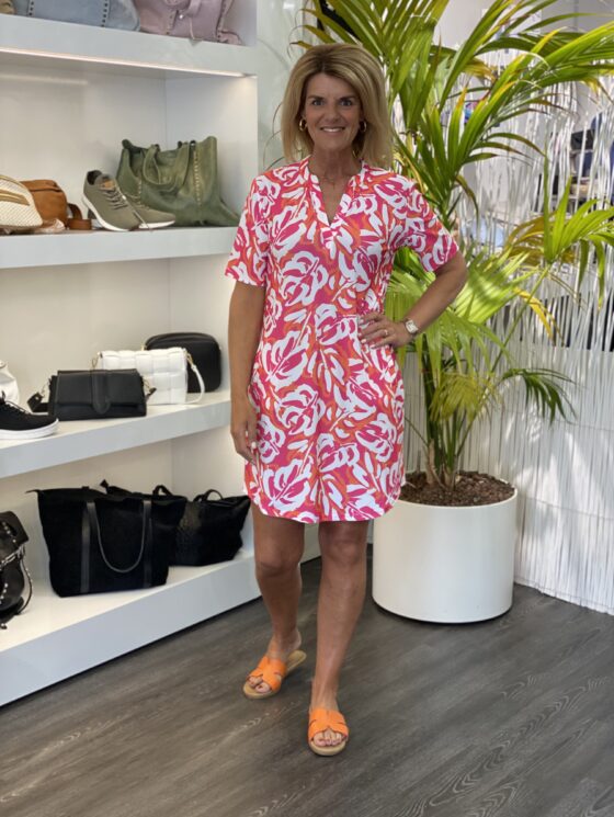 Sommerkjole med Blomstermønster | Let & Komfortabel | Casual Elegance