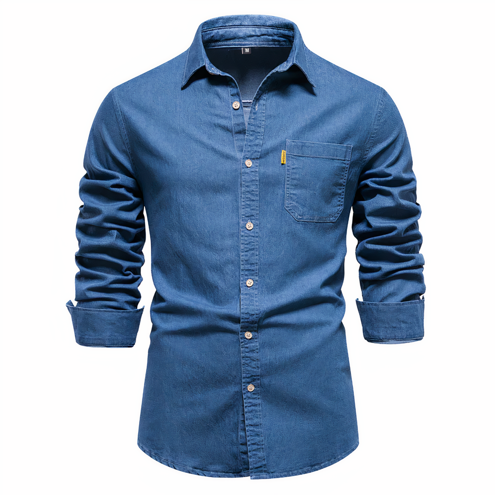 Denim skjorte til mænd - Jovan