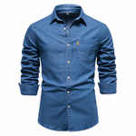 Denim skjorte til mænd - Jovan