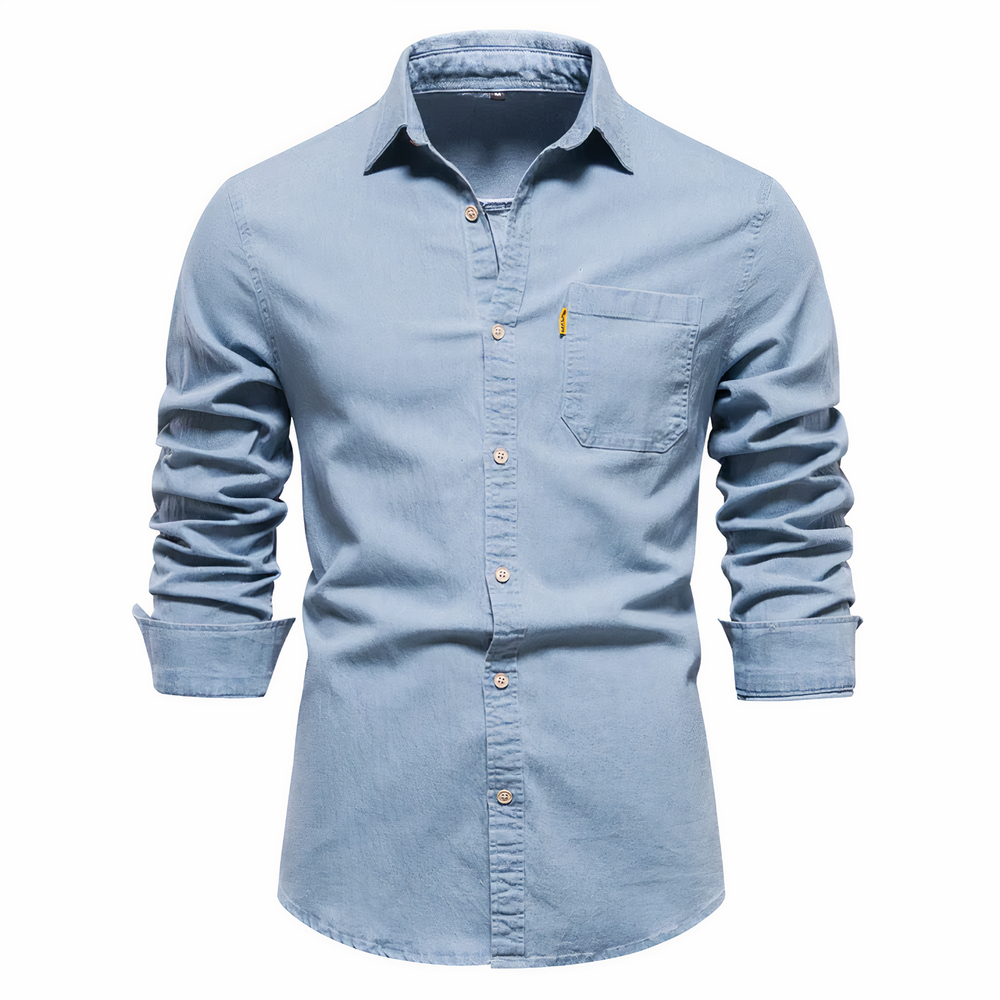 Denim skjorte til mænd - Jovan