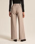 Beige Bukser | Polyester | Tidløst & Professionelt Look