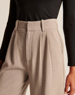 Beige Bukser | Polyester | Tidløst & Professionelt Look