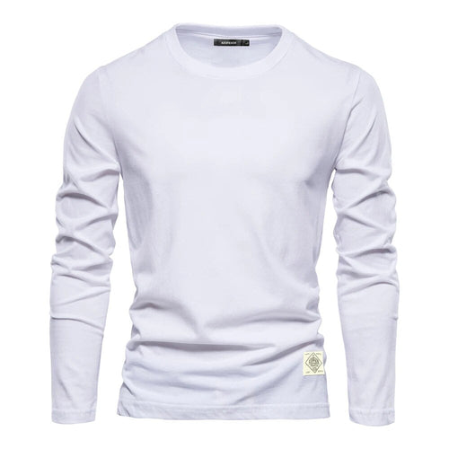 Klassisk langærmet T-shirt