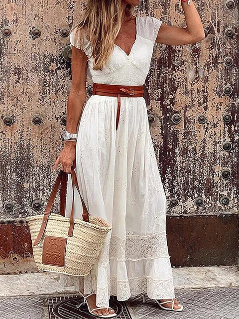 Luisa - Kantet kjole - Vintage-elegance