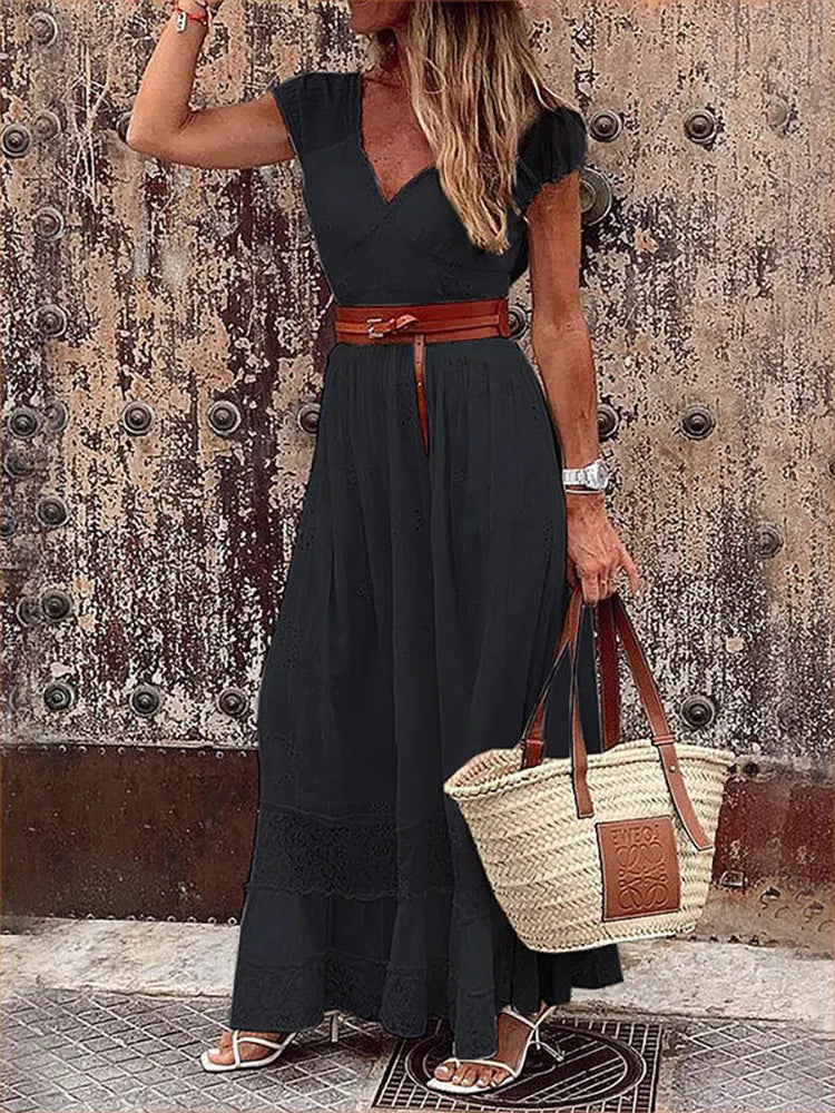 Luisa - Kantet kjole - Vintage-elegance