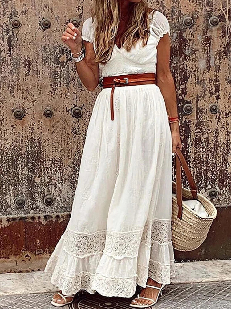 Luisa - Kantet kjole - Vintage-elegance