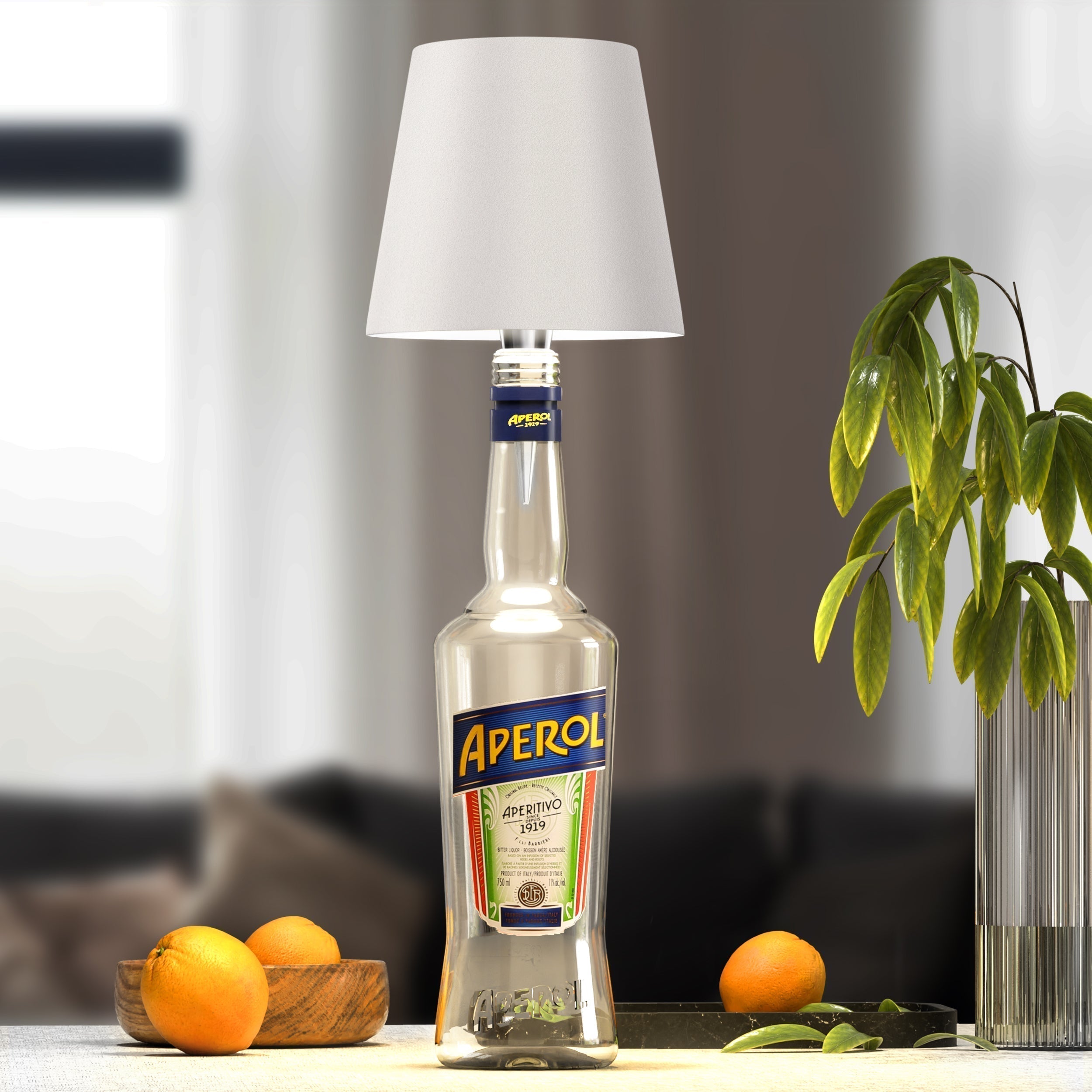 ARIA - Trådløs Flaske Lampe - Bærbar og Stilfuld Belysning