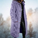 Sofia | Lang Strik Cardigan