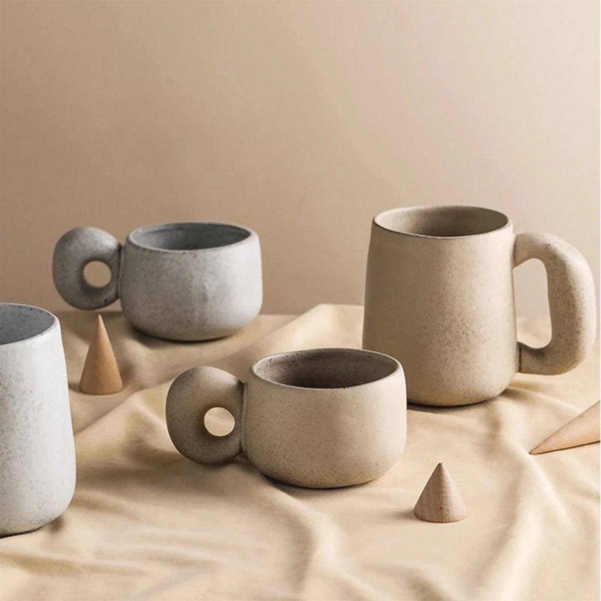 Louv Handmade Stone Mugs | Unikke keramiske krus