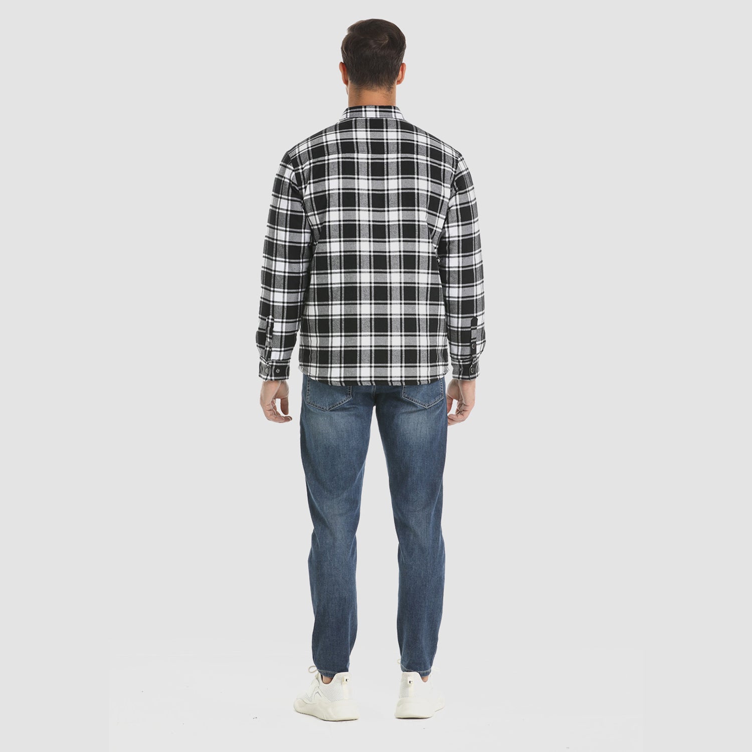 Devako Flannel-skjortejakke til mænd